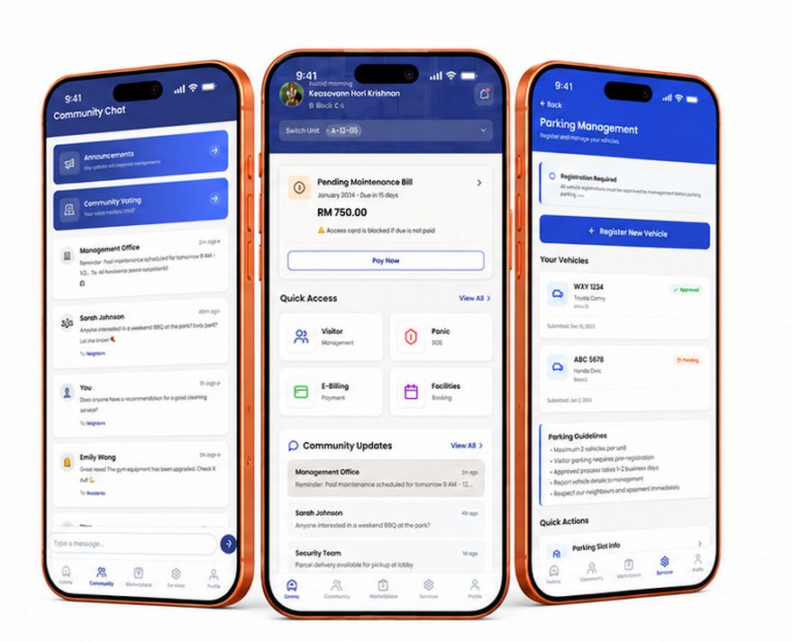 KipleHome app in light mode